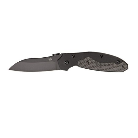 Nemesis Nemesis Manx Folder 3.0 in Plain Blade 7.15" Overall-Black NK-15B